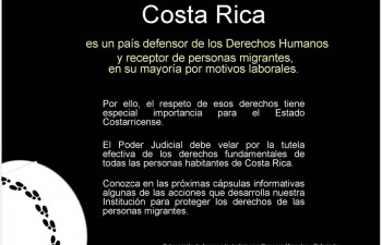Costa Rica es un país defensor de los derechos humanos y receptor de personas migrantes en su mayoría por motivos laborales # 4