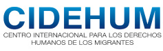 Logo del Centro Internacional para los derechos humanos de los migrantes