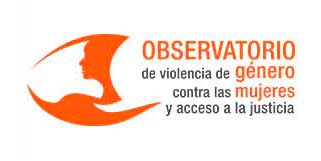 Logo del Observatorio de violencia de genero contra las mujeres y acceso a la justicia